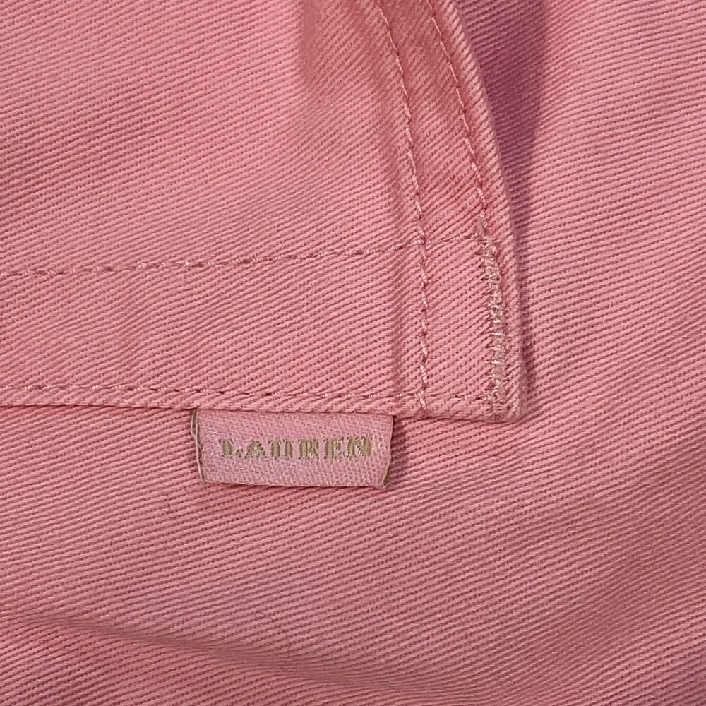 Ralph Lauren Pink Cotton Stretch Skirt Women’s Size 6 Preppy Casual Resort Golf - Picture 6 of 13